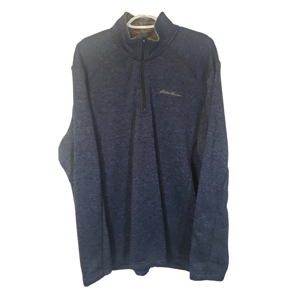 Eddie Bauer Fleece - Blue and Black - Heavy/Warm - SZ Mens XL
